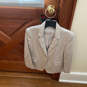 Express beige 3/4 sleeve jacket